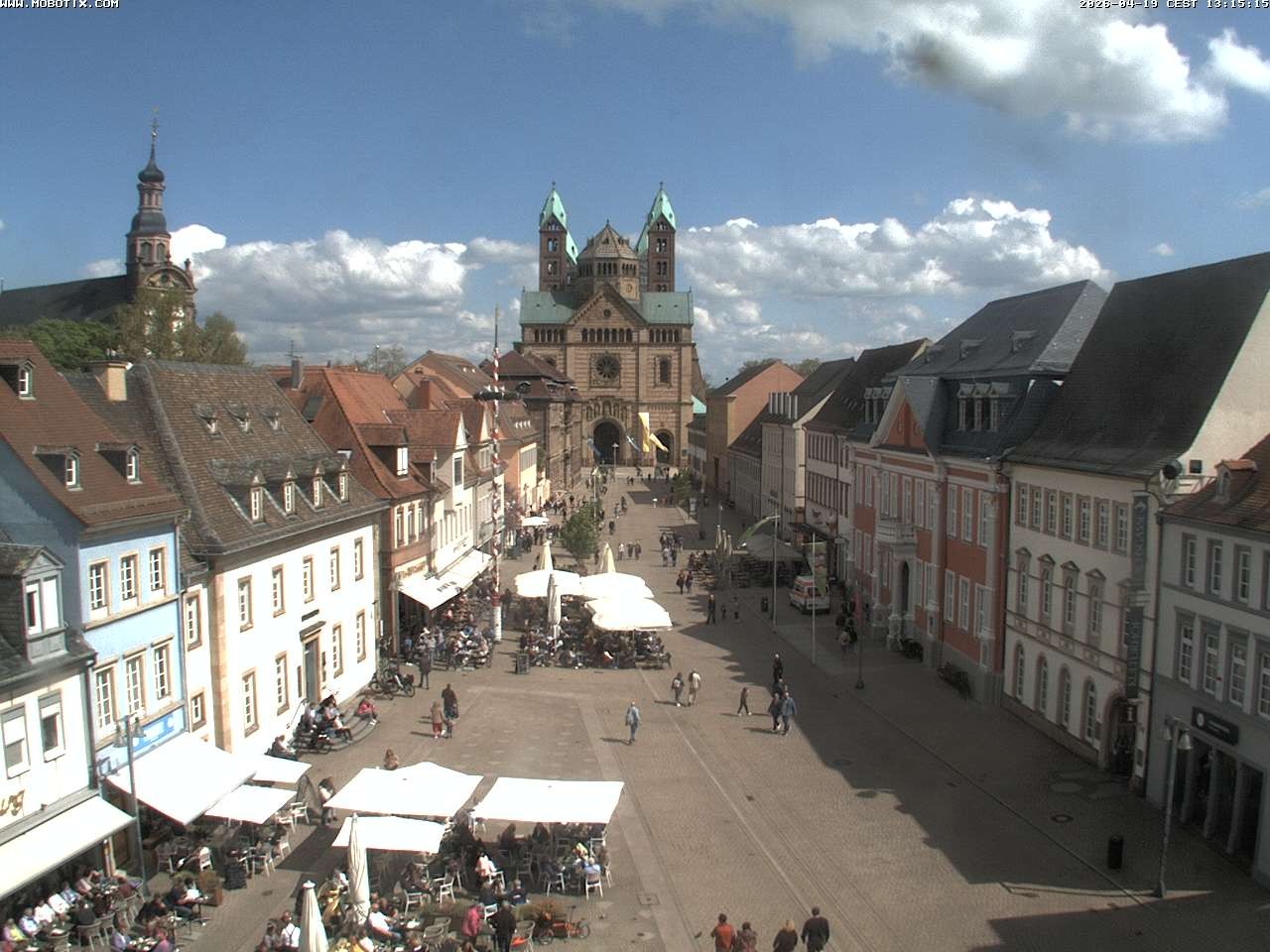 Archiv Foto Webcam Kaiserdom in Speyer