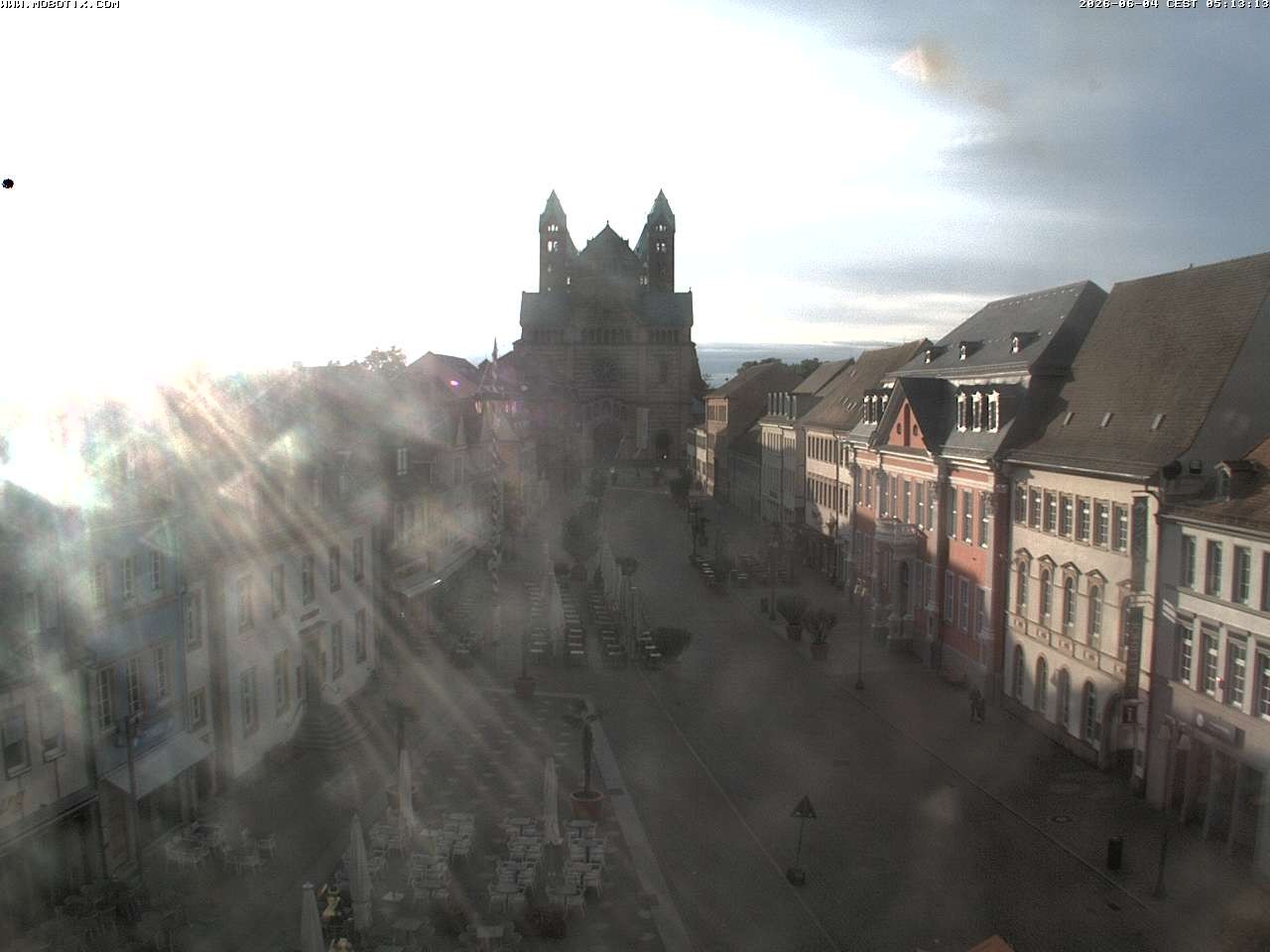 Archived image Webcam View to the Speyer Cathedral