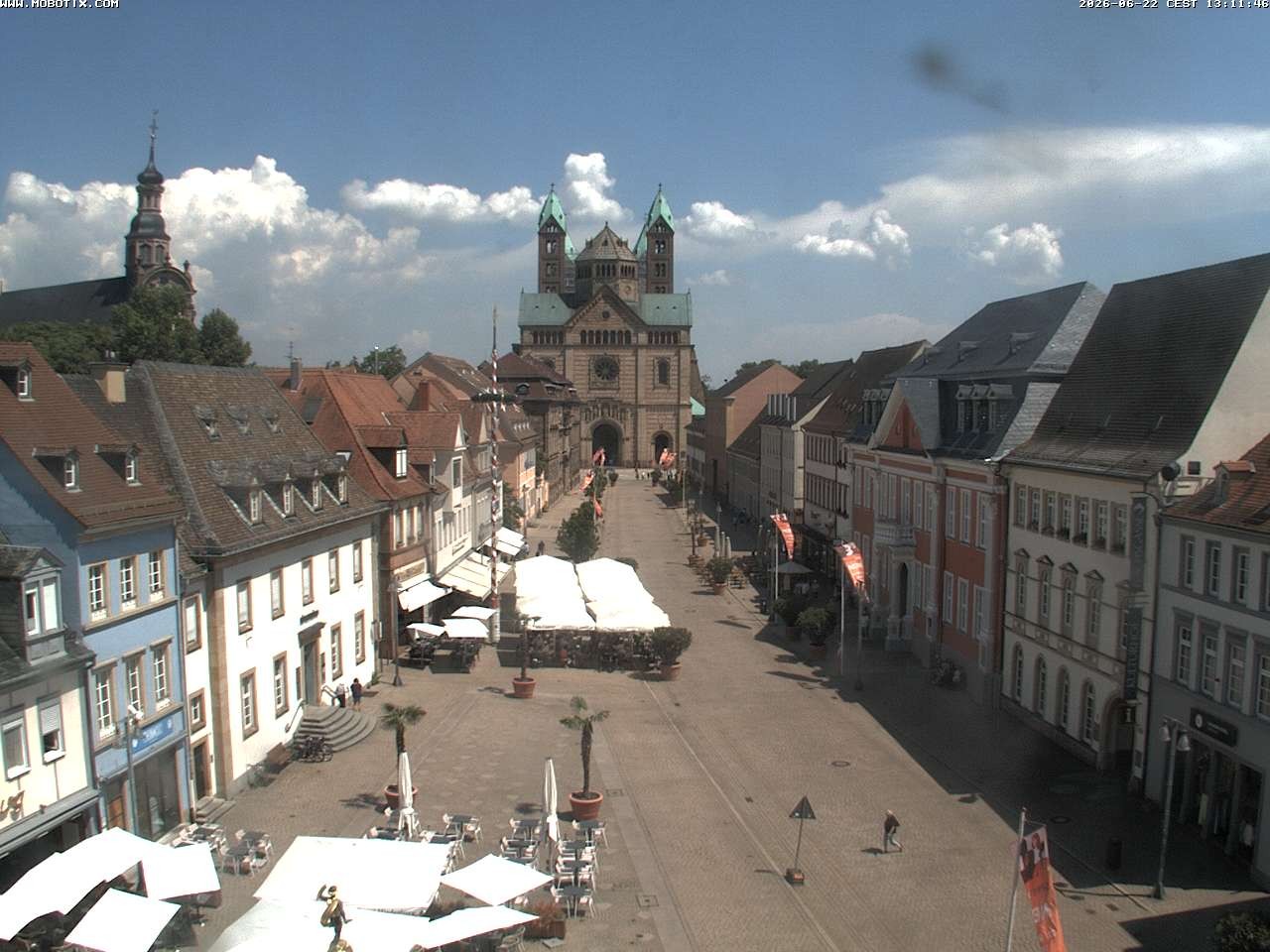Archiv Foto Webcam Kaiserdom in Speyer