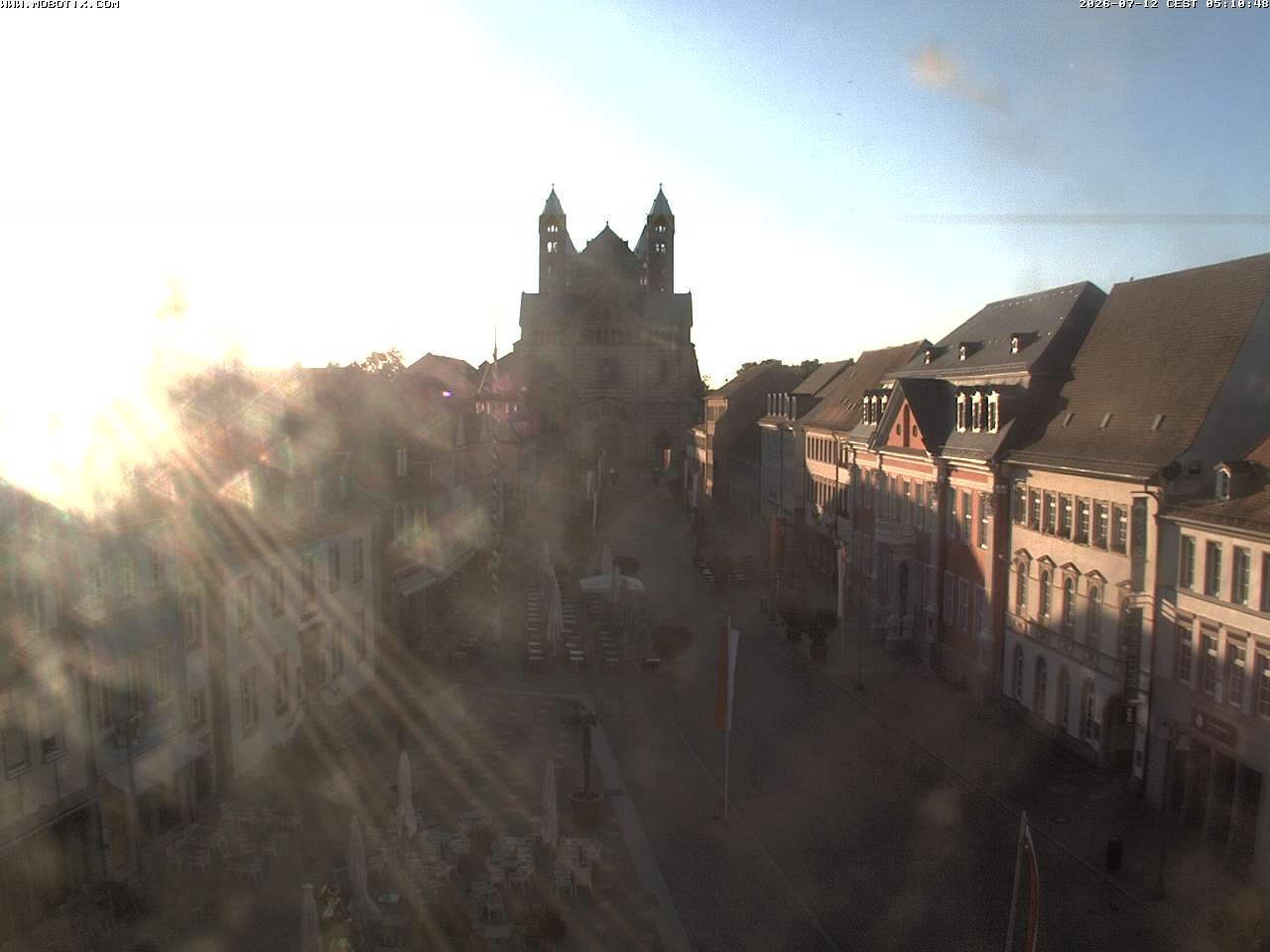 Archived image Webcam View to the Speyer Cathedral