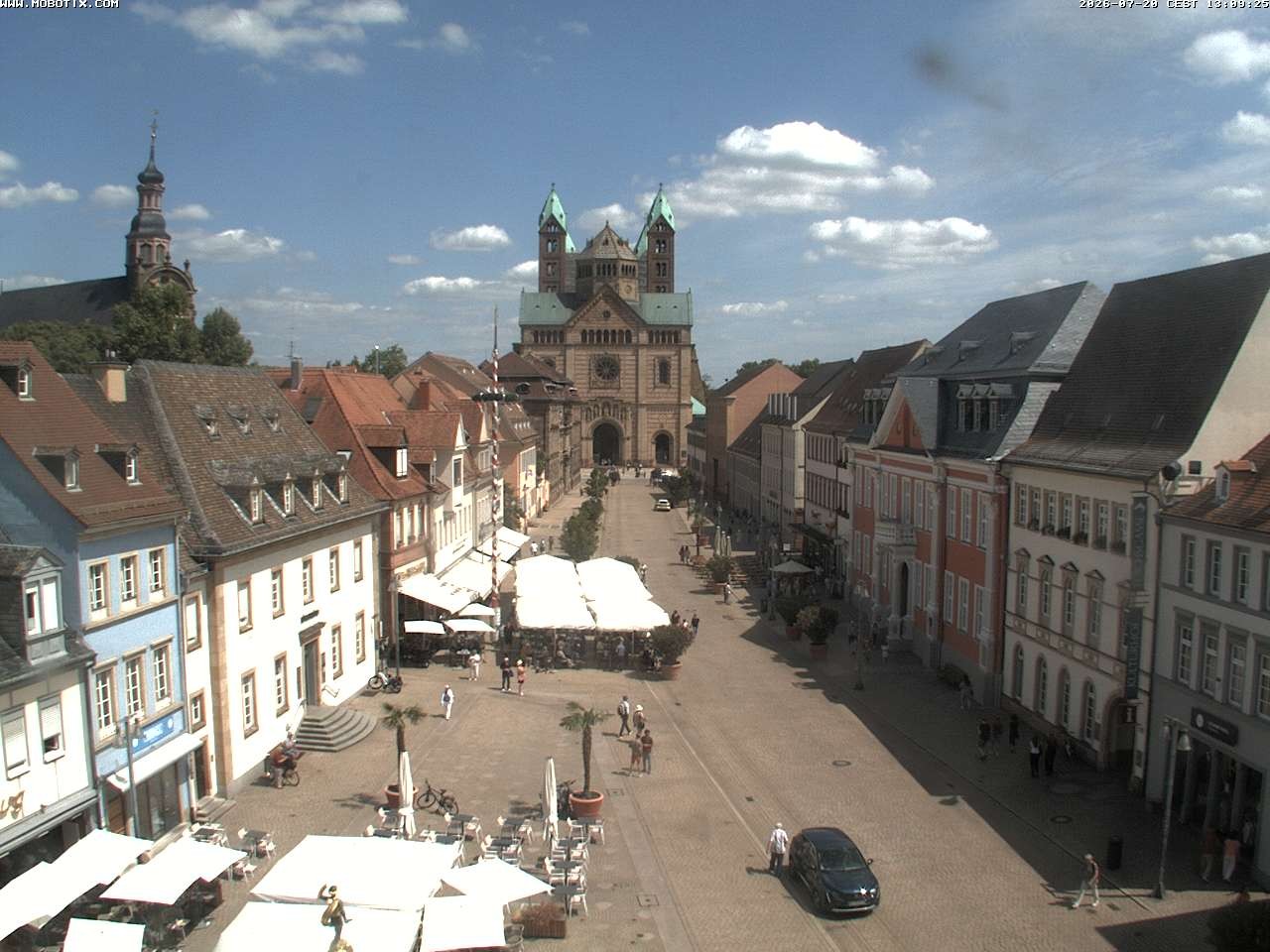 Archiv Foto Webcam Kaiserdom in Speyer