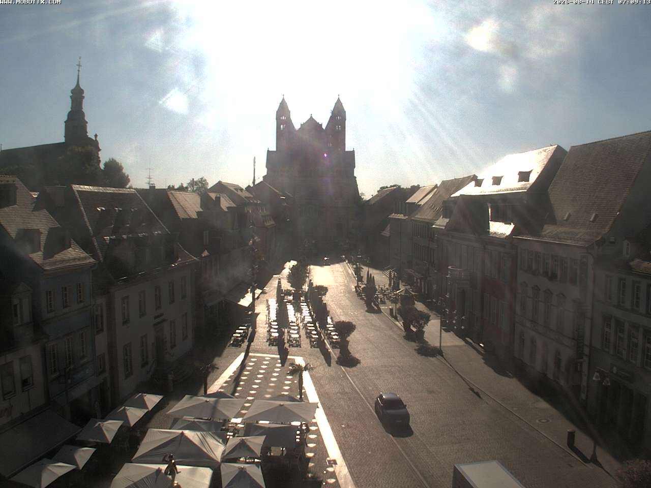 Archived image Webcam View to the Speyer Cathedral