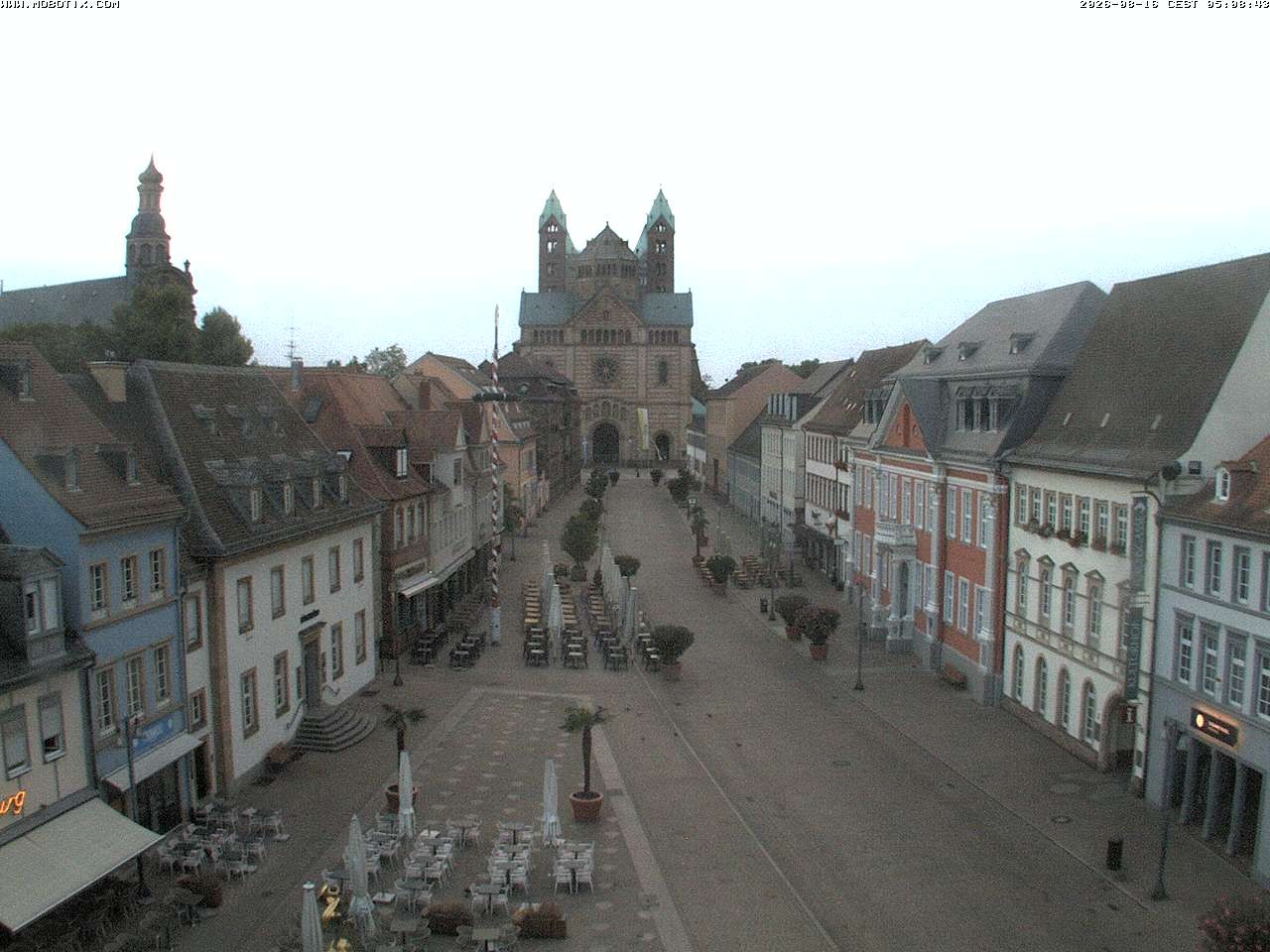 Archived image Webcam View to the Speyer Cathedral