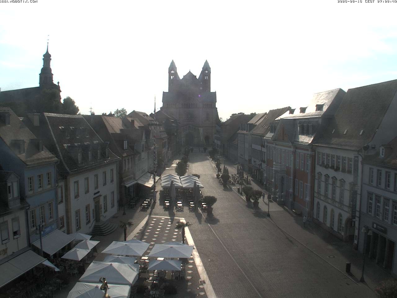 Archived image Webcam View to the Speyer Cathedral