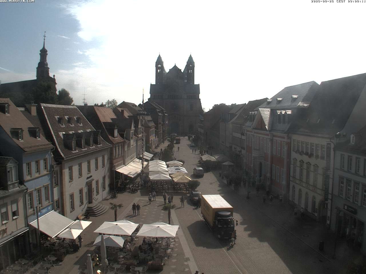Archived image Webcam View to the Speyer Cathedral