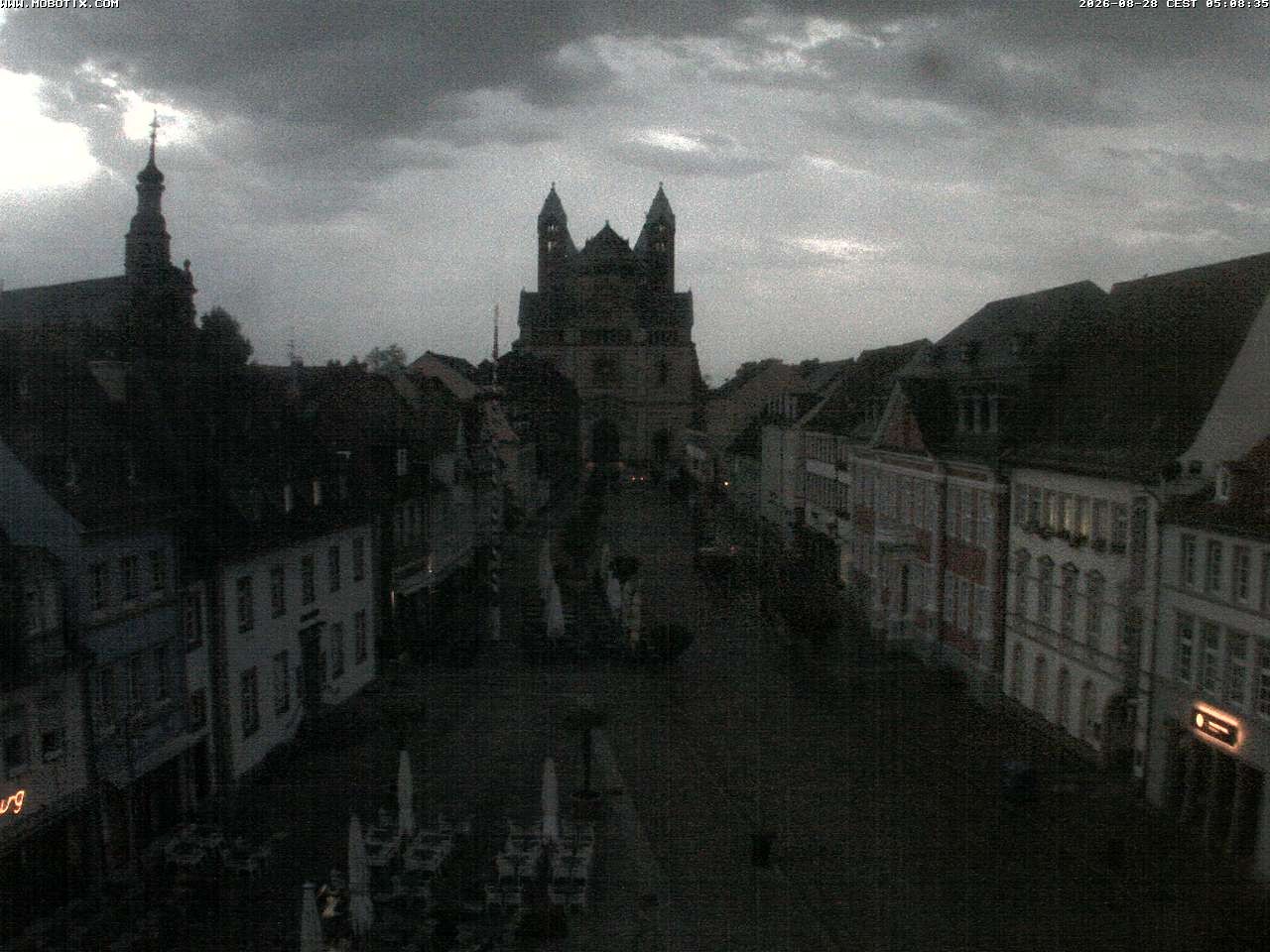 Archived image Webcam View to the Speyer Cathedral