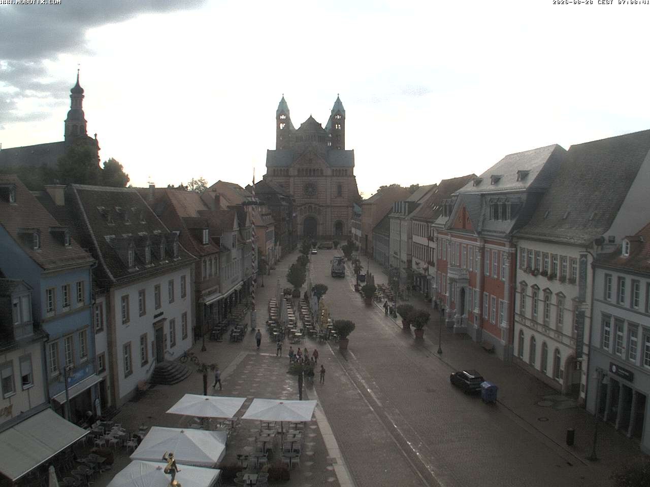 Archived image Webcam View to the Speyer Cathedral