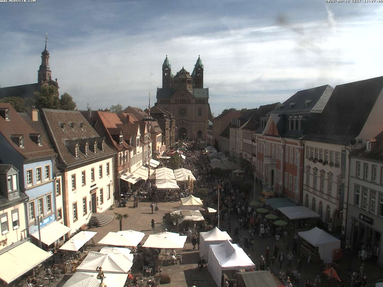 Archiv Foto Webcam Kaiserdom in Speyer