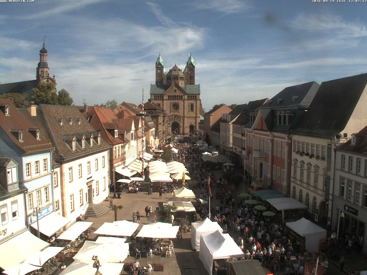 Archiv Foto Webcam Kaiserdom in Speyer