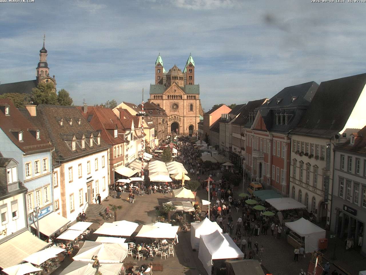 Archiv Foto Webcam Kaiserdom in Speyer