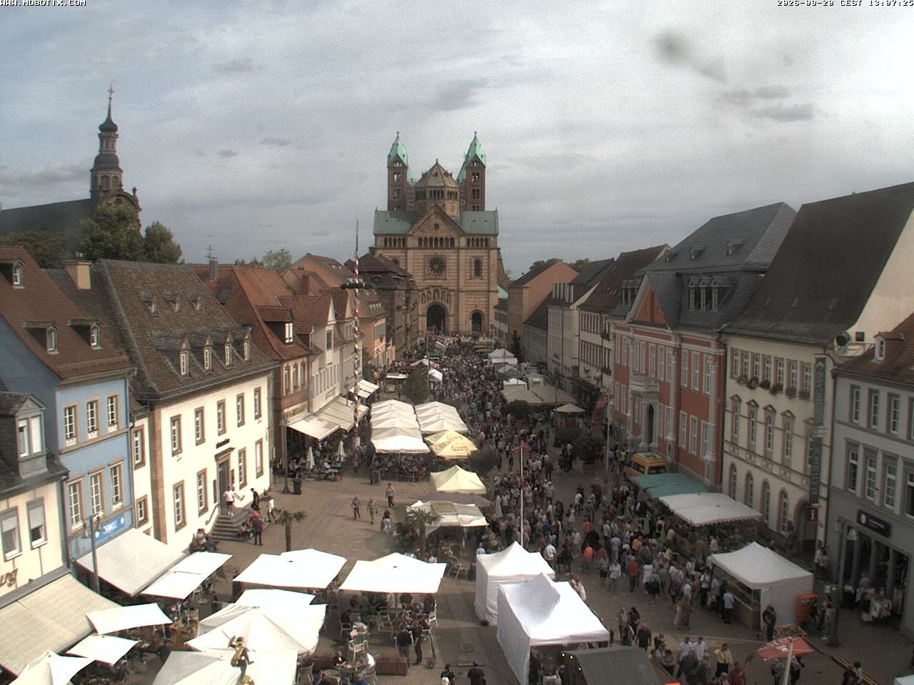Archiv Foto Webcam Kaiserdom in Speyer