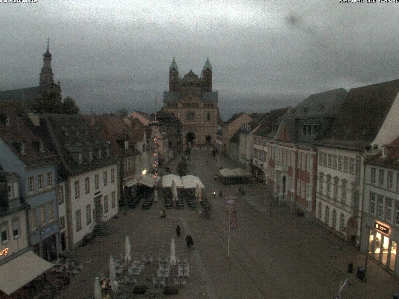 Archived image Webcam View to the Speyer Cathedral