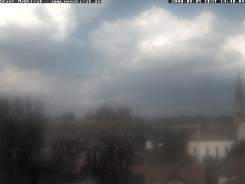 Archiv Foto Webcam Storchennest Rathaus Meßkirch