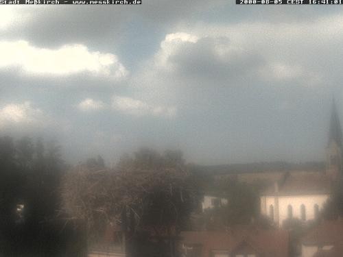 Archiv Foto Webcam Storchennest Rathaus Meßkirch