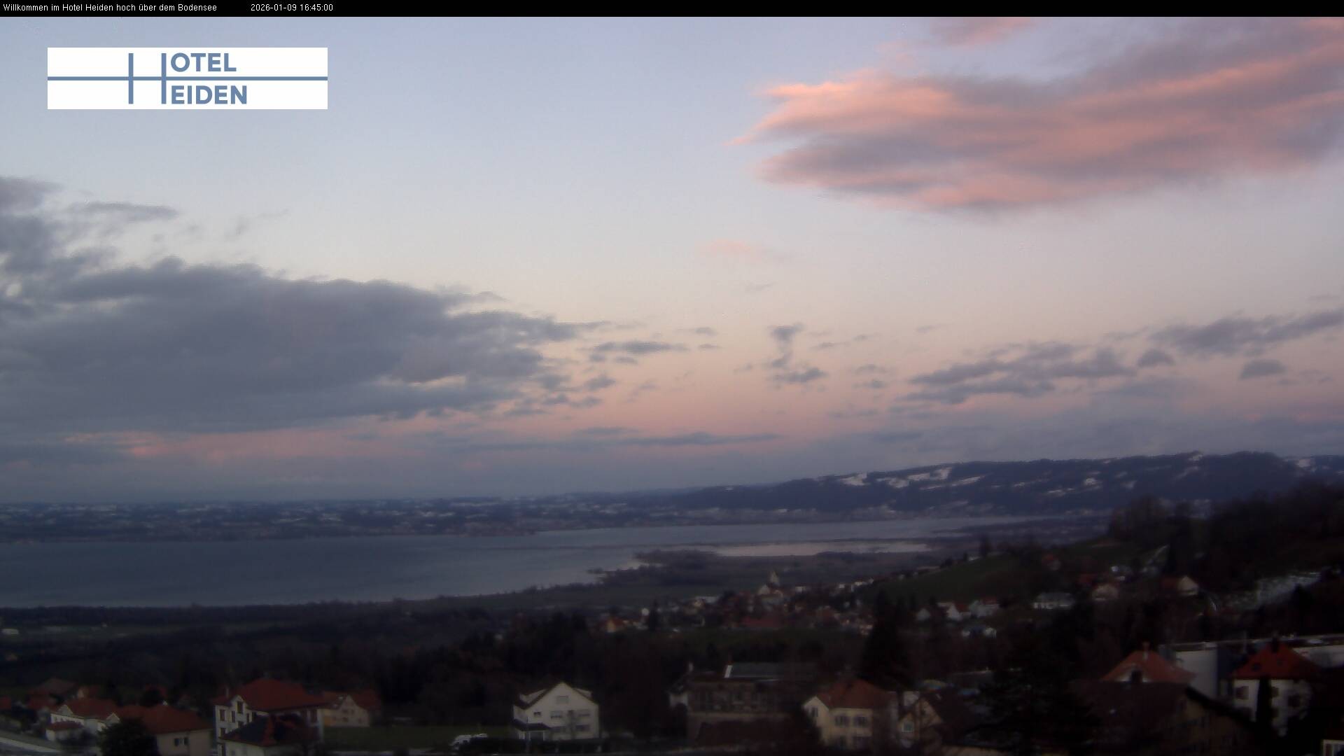 Archiv Foto Webcam Heiden - Blick über den Bodensee