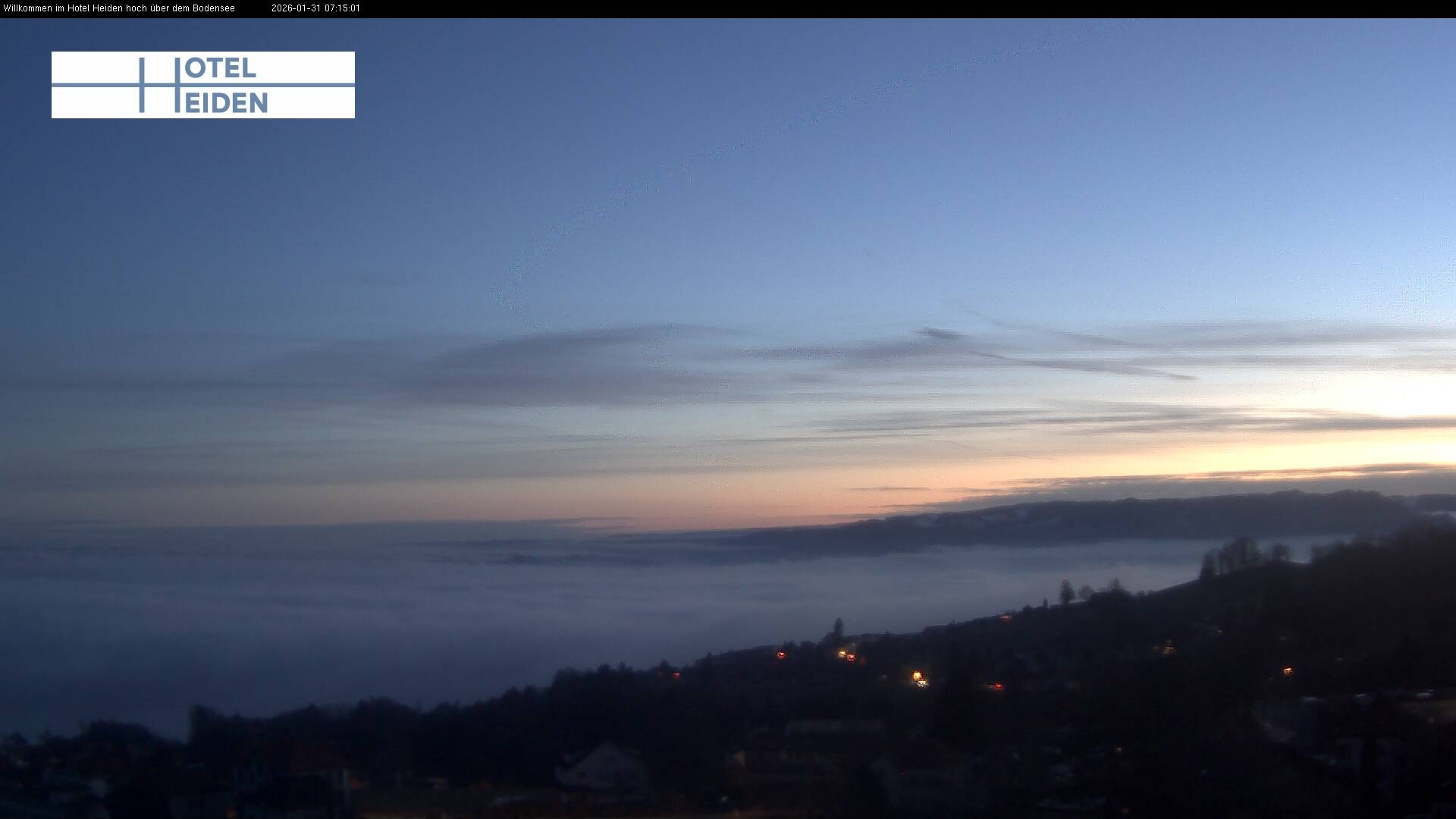 Archiv Foto Webcam Heiden - Blick über den Bodensee