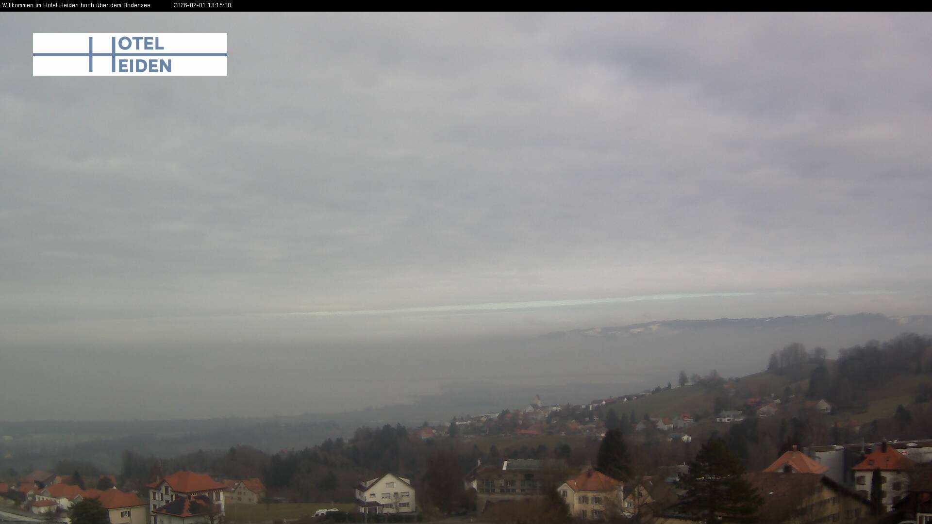 Archiv Foto Webcam Heiden - Blick über den Bodensee