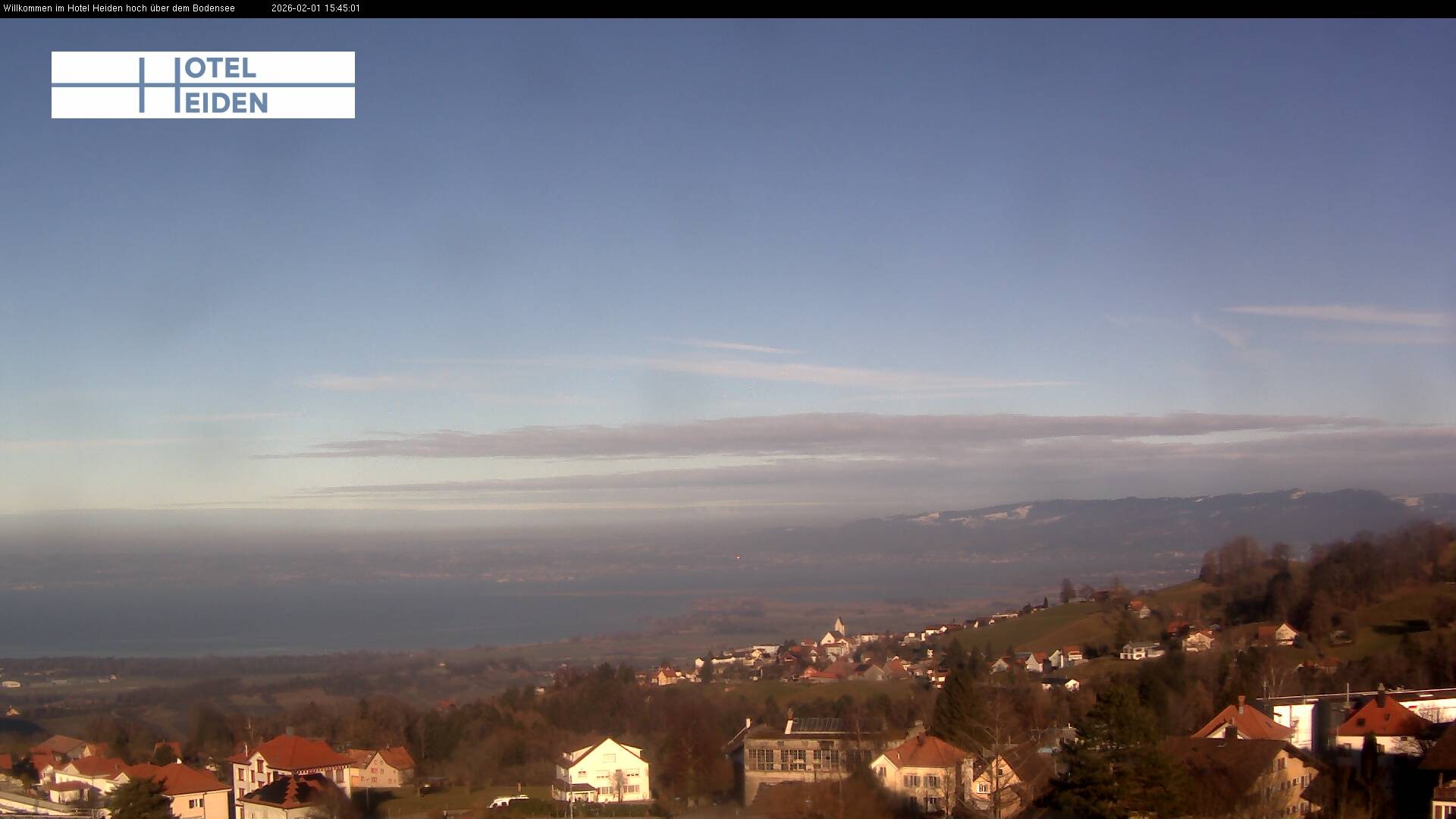 Archiv Foto Webcam Heiden - Blick über den Bodensee