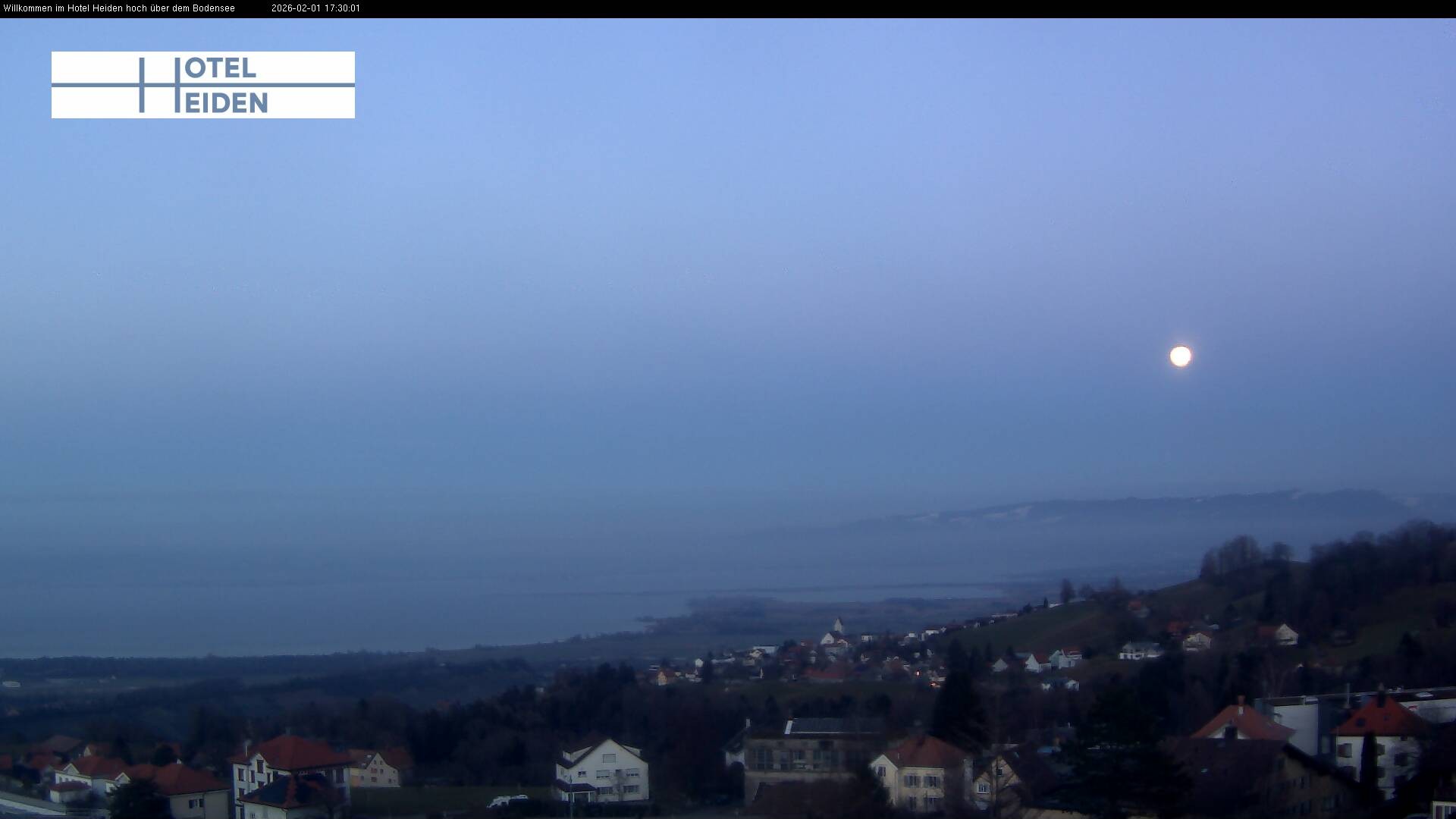 Archiv Foto Webcam Heiden - Blick über den Bodensee