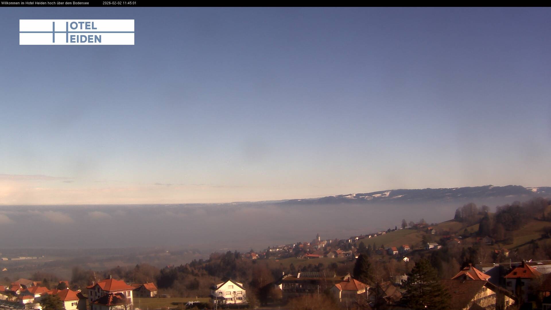 Archiv Foto Webcam Heiden - Blick über den Bodensee