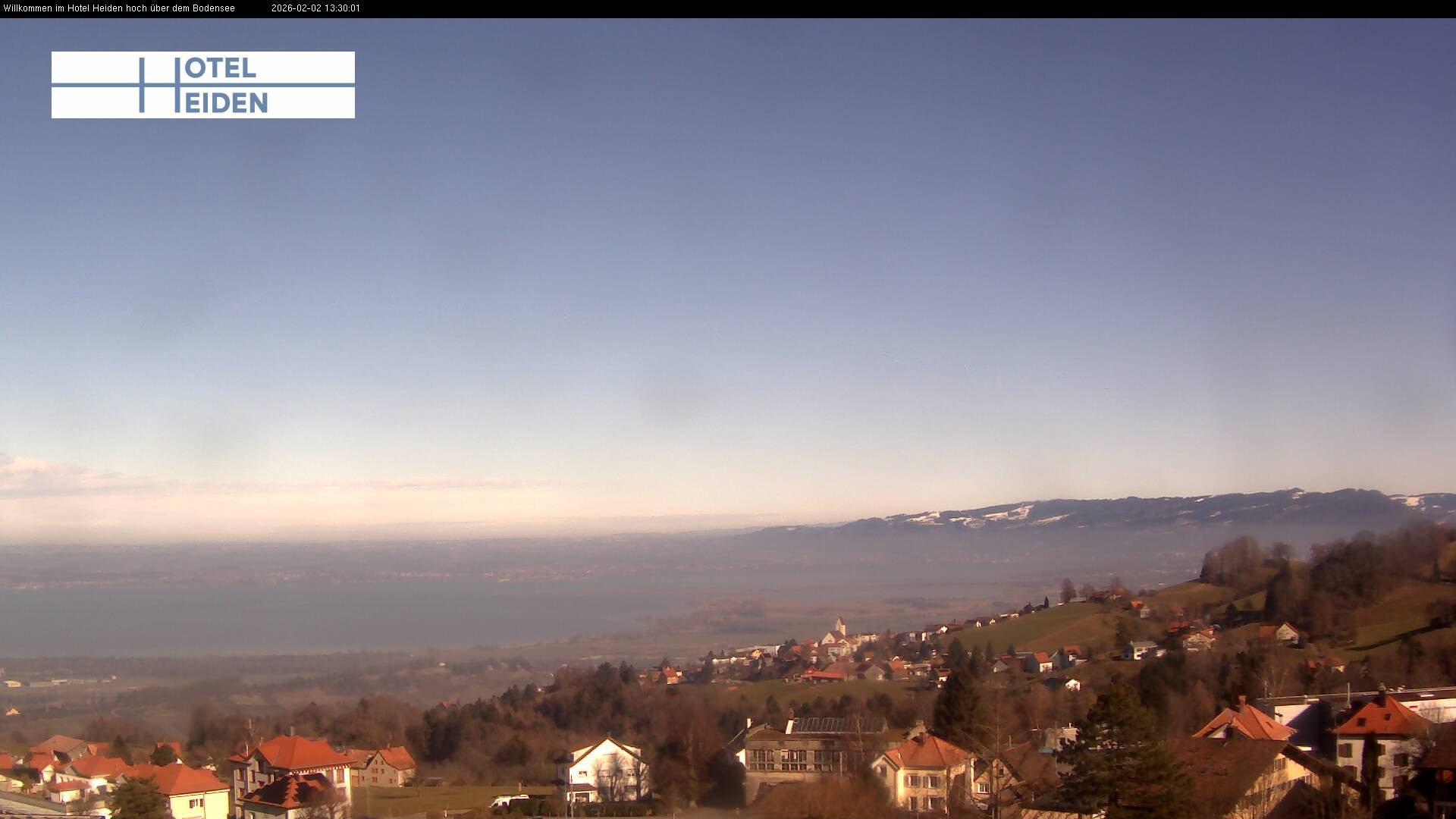 Archiv Foto Webcam Heiden - Blick über den Bodensee