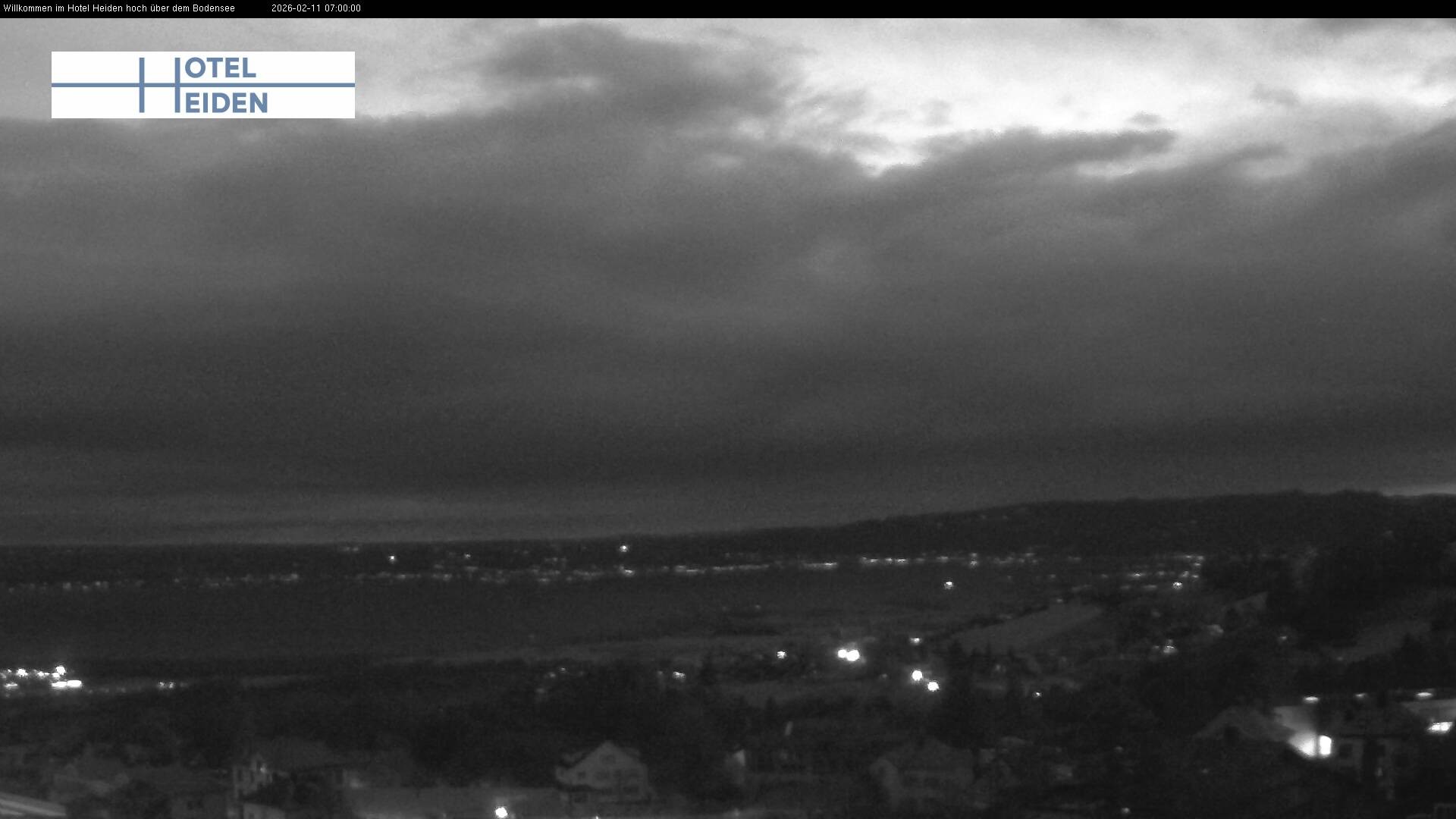 Archiv Foto Webcam Heiden - Blick über den Bodensee