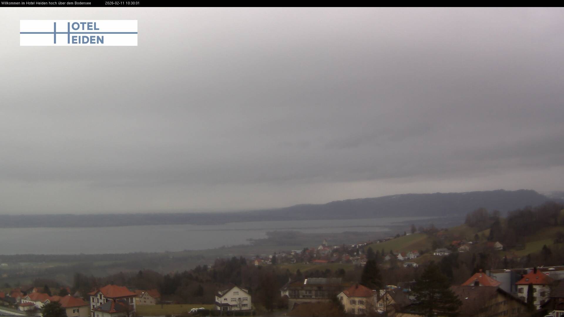 Archiv Foto Webcam Heiden - Blick über den Bodensee