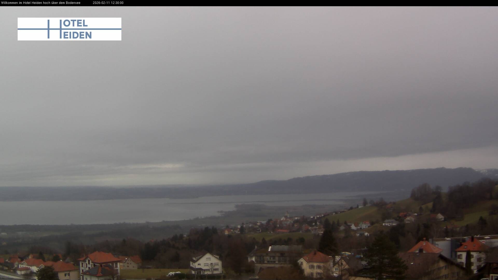 Archiv Foto Webcam Heiden - Blick über den Bodensee