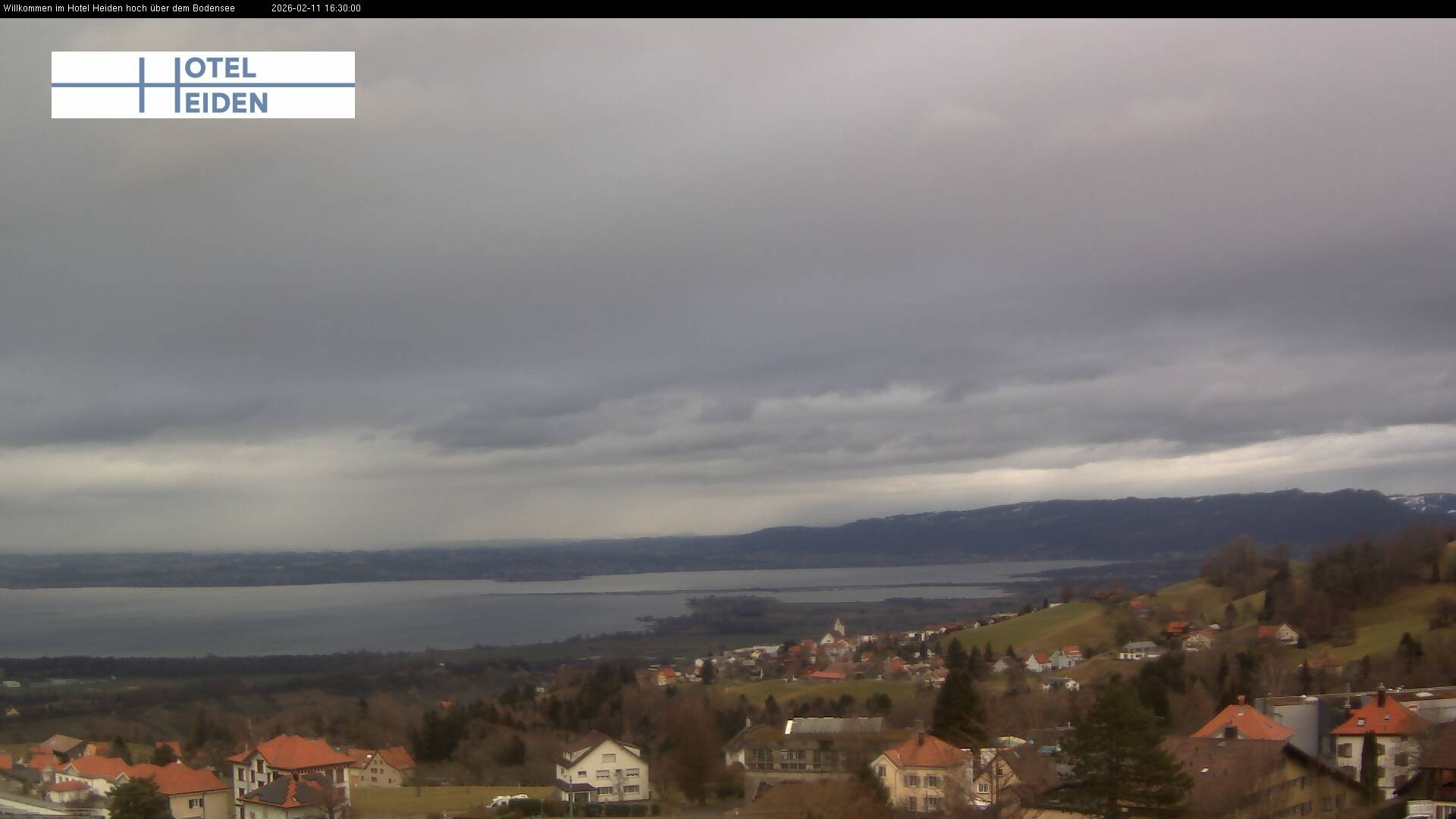 Archiv Foto Webcam Heiden - Blick über den Bodensee