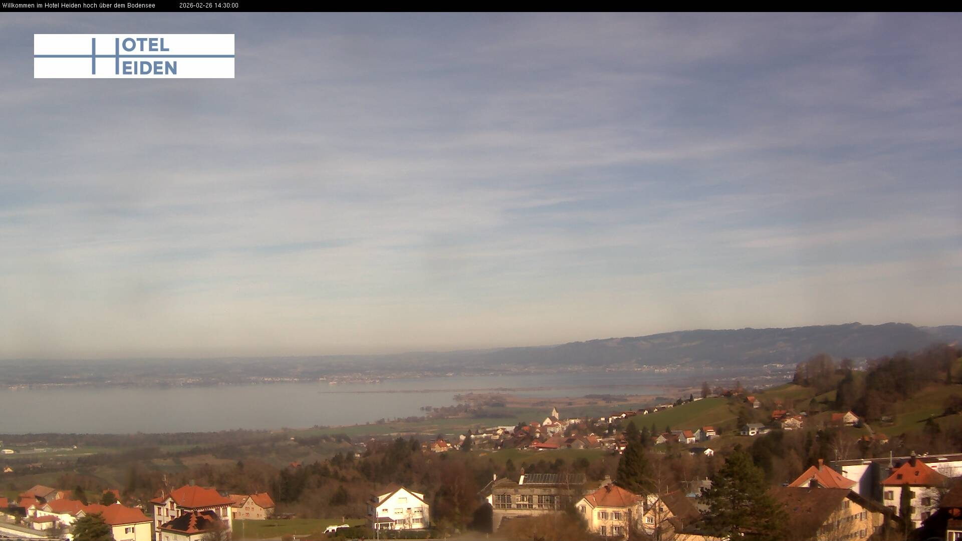 Archived image Webcam Heiden - View of Lake Constance