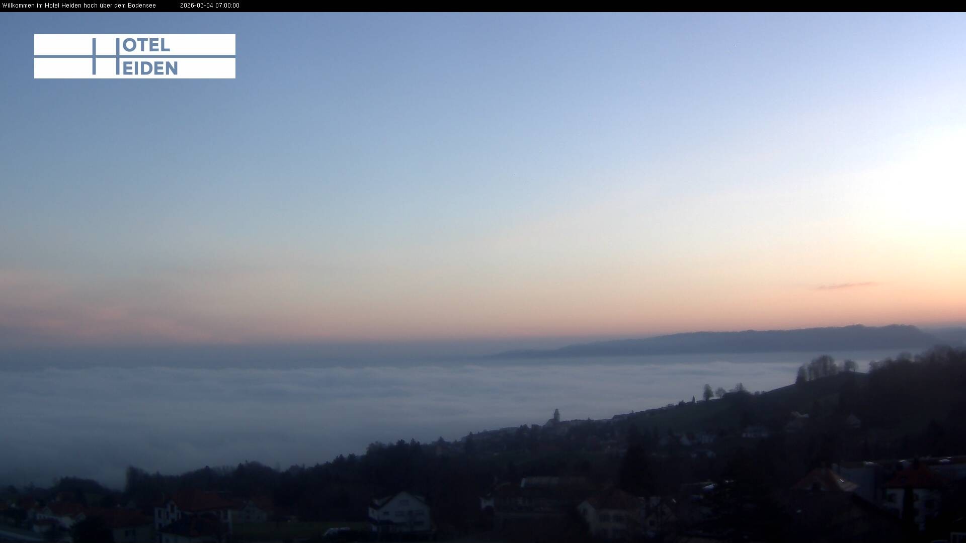 Archiv Foto Webcam Heiden - Blick über den Bodensee