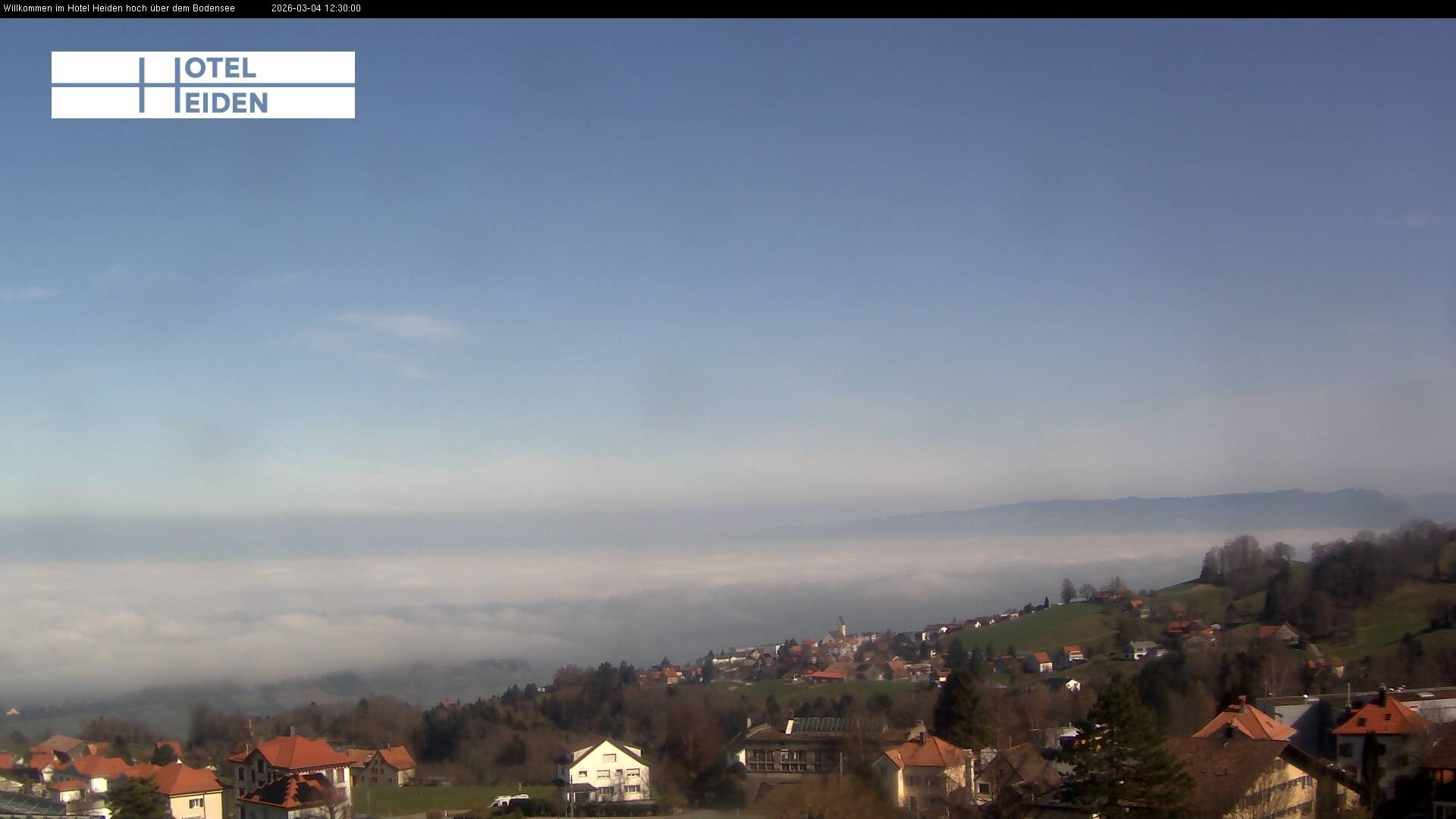 Archiv Foto Webcam Heiden - Blick über den Bodensee