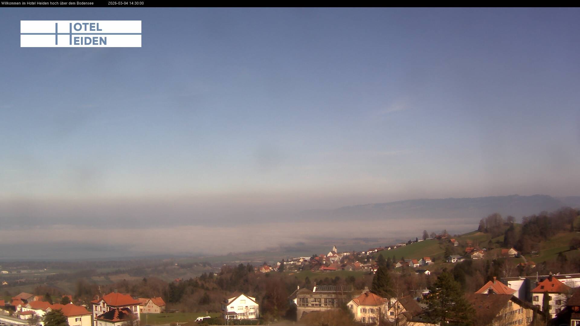 Archiv Foto Webcam Heiden - Blick über den Bodensee