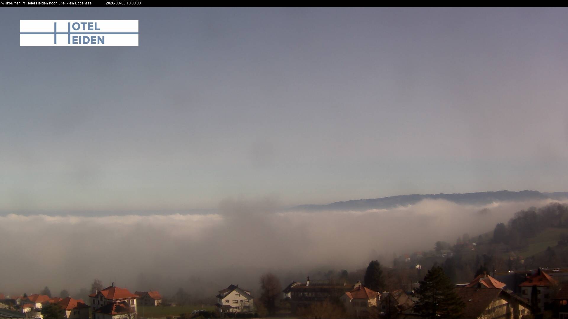 Archiv Foto Webcam Heiden - Blick über den Bodensee