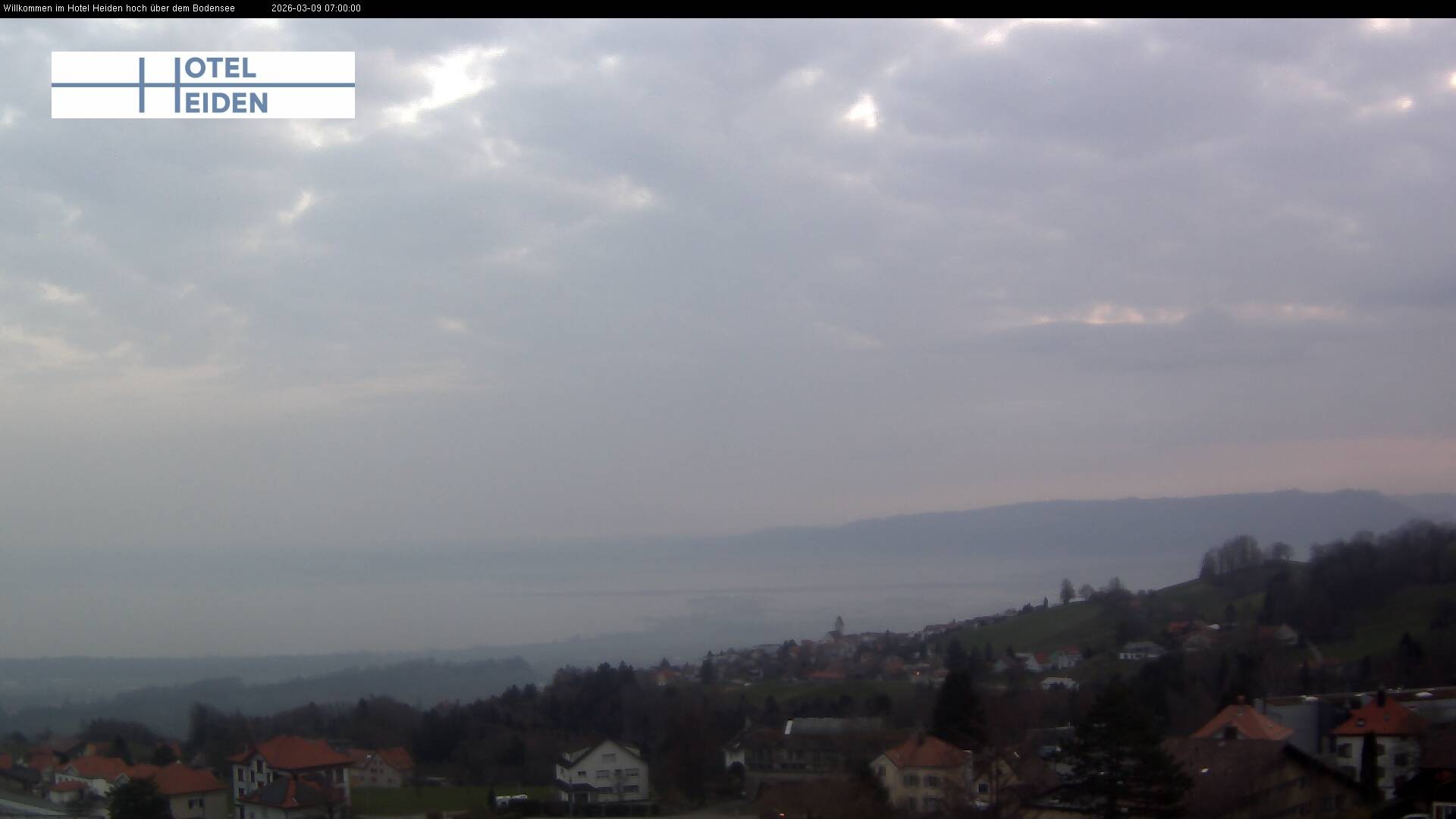 Archiv Foto Webcam Heiden - Blick über den Bodensee