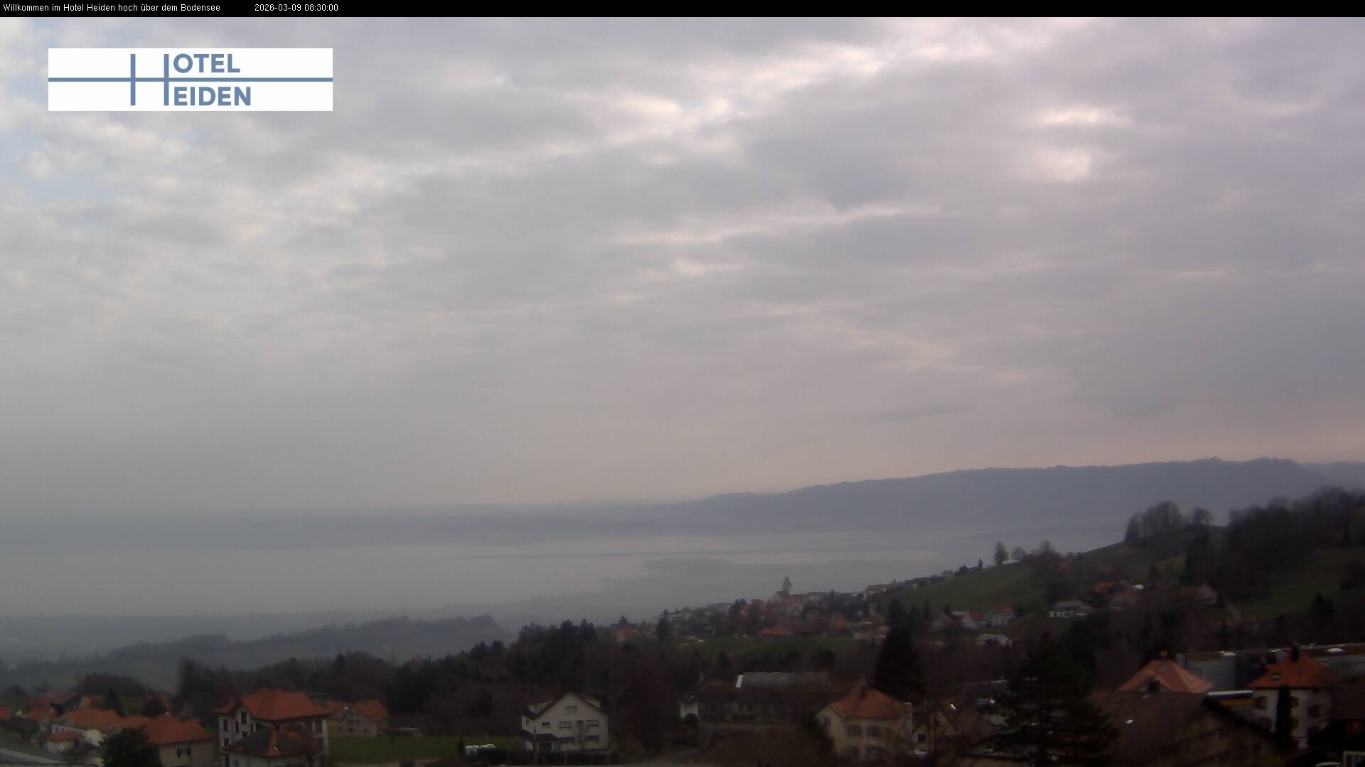 Archiv Foto Webcam Heiden - Blick über den Bodensee