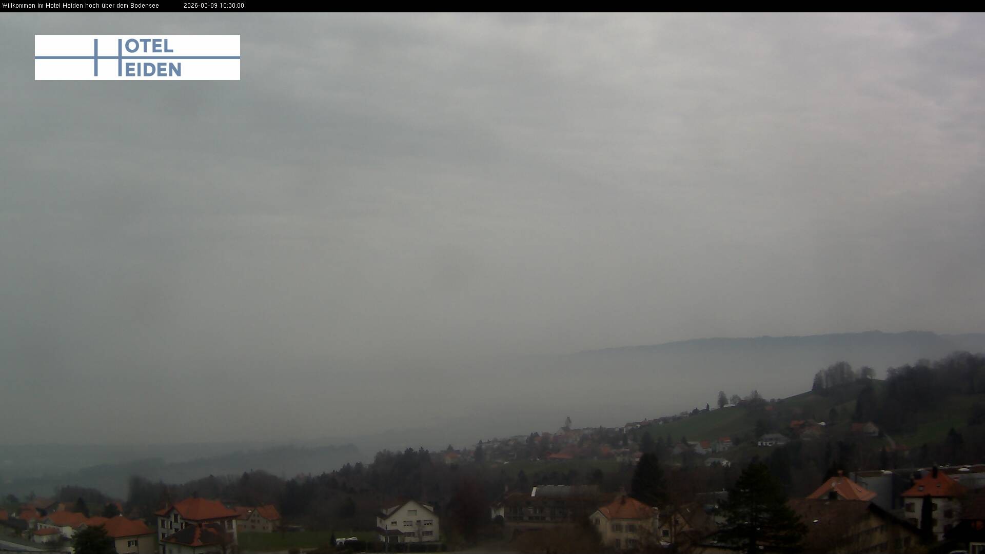 Archiv Foto Webcam Heiden - Blick über den Bodensee