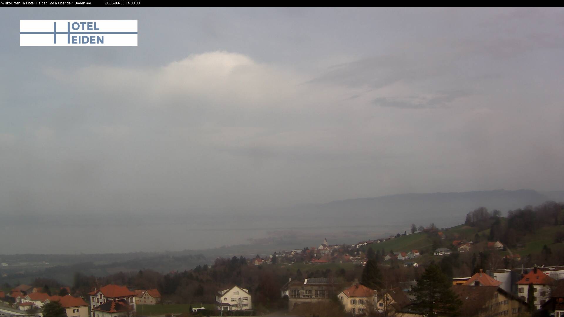Archiv Foto Webcam Heiden - Blick über den Bodensee