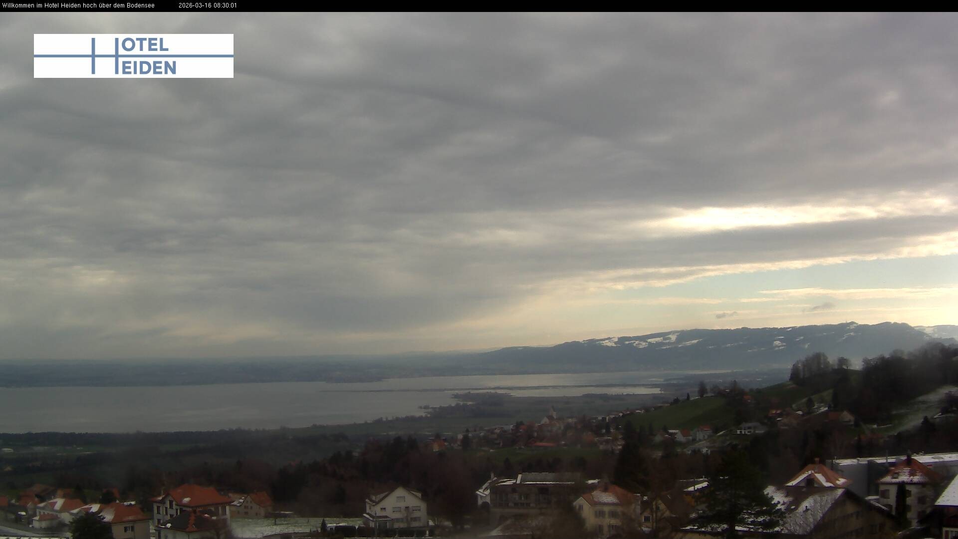 Archiv Foto Webcam Heiden - Blick über den Bodensee