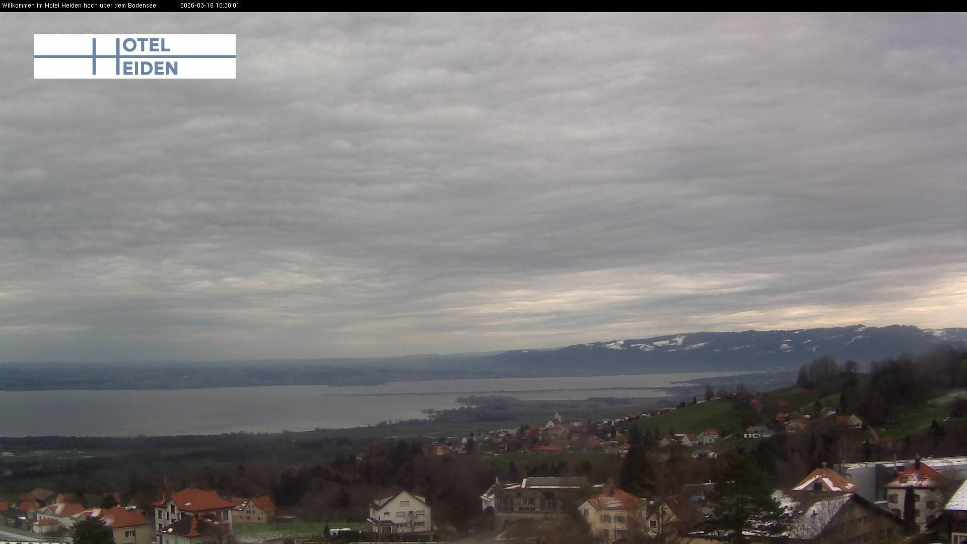 Archiv Foto Webcam Heiden - Blick über den Bodensee