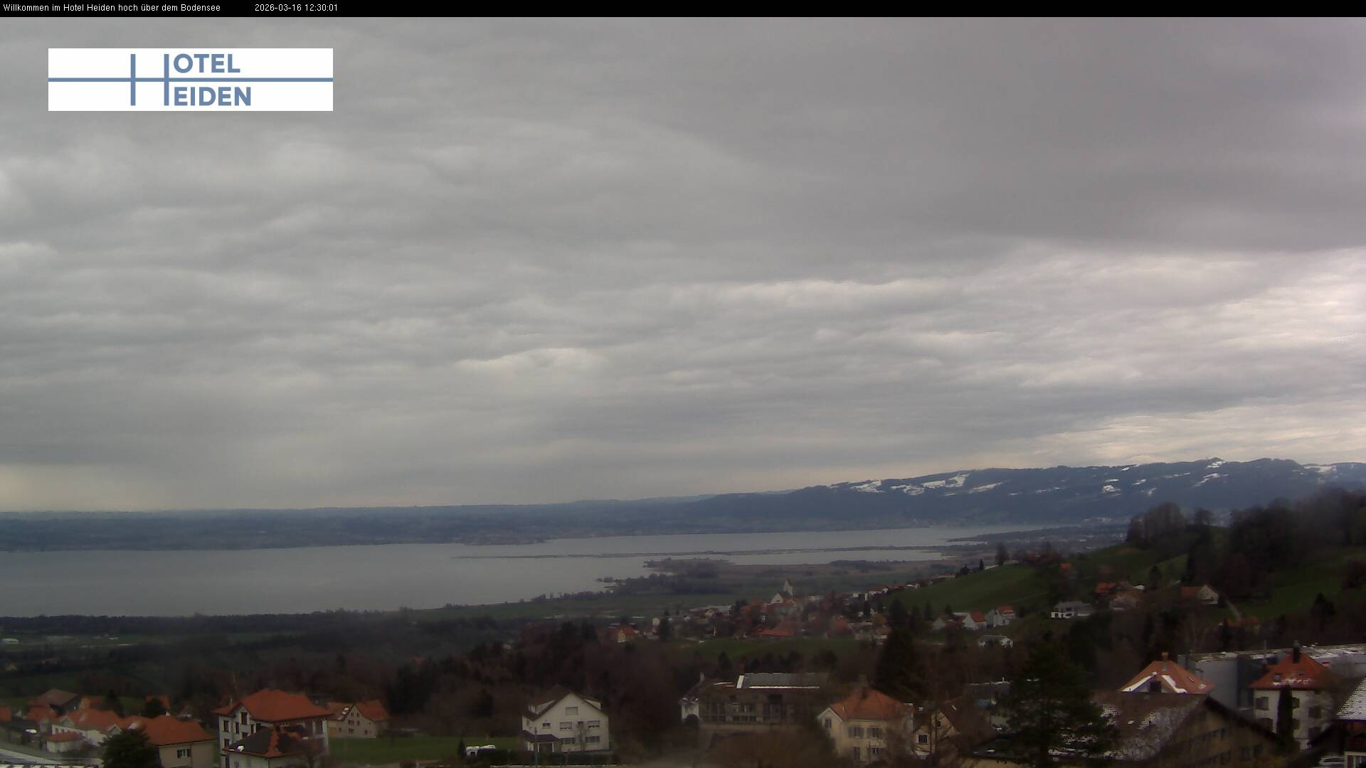 Archiv Foto Webcam Heiden - Blick über den Bodensee