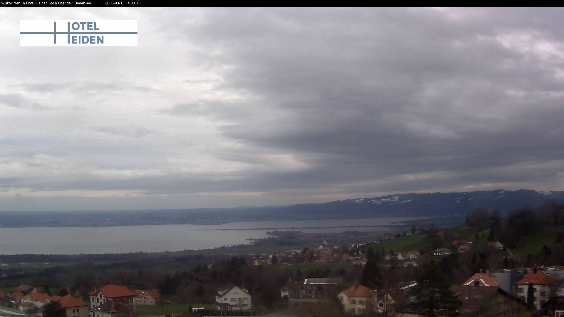 Archiv Foto Webcam Heiden - Blick über den Bodensee