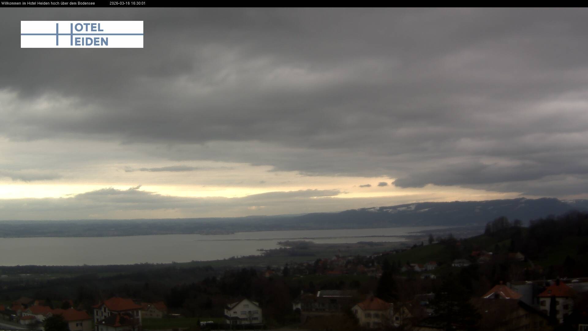 Archiv Foto Webcam Heiden - Blick über den Bodensee