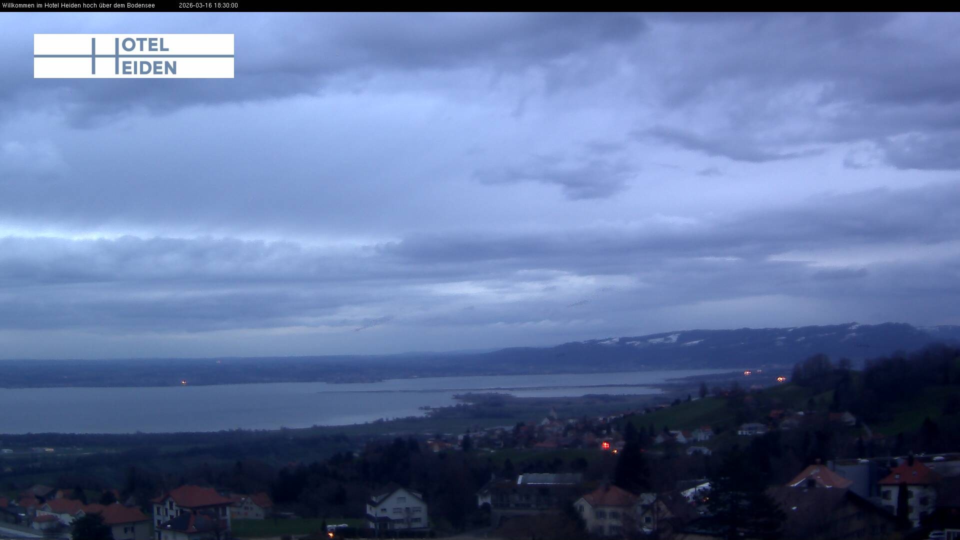 Archiv Foto Webcam Heiden - Blick über den Bodensee