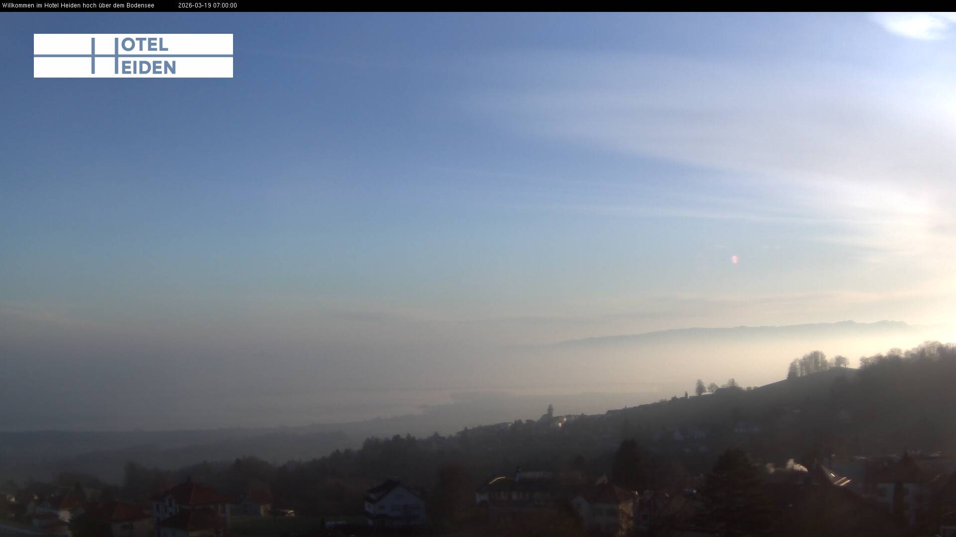 Archiv Foto Webcam Heiden - Blick über den Bodensee