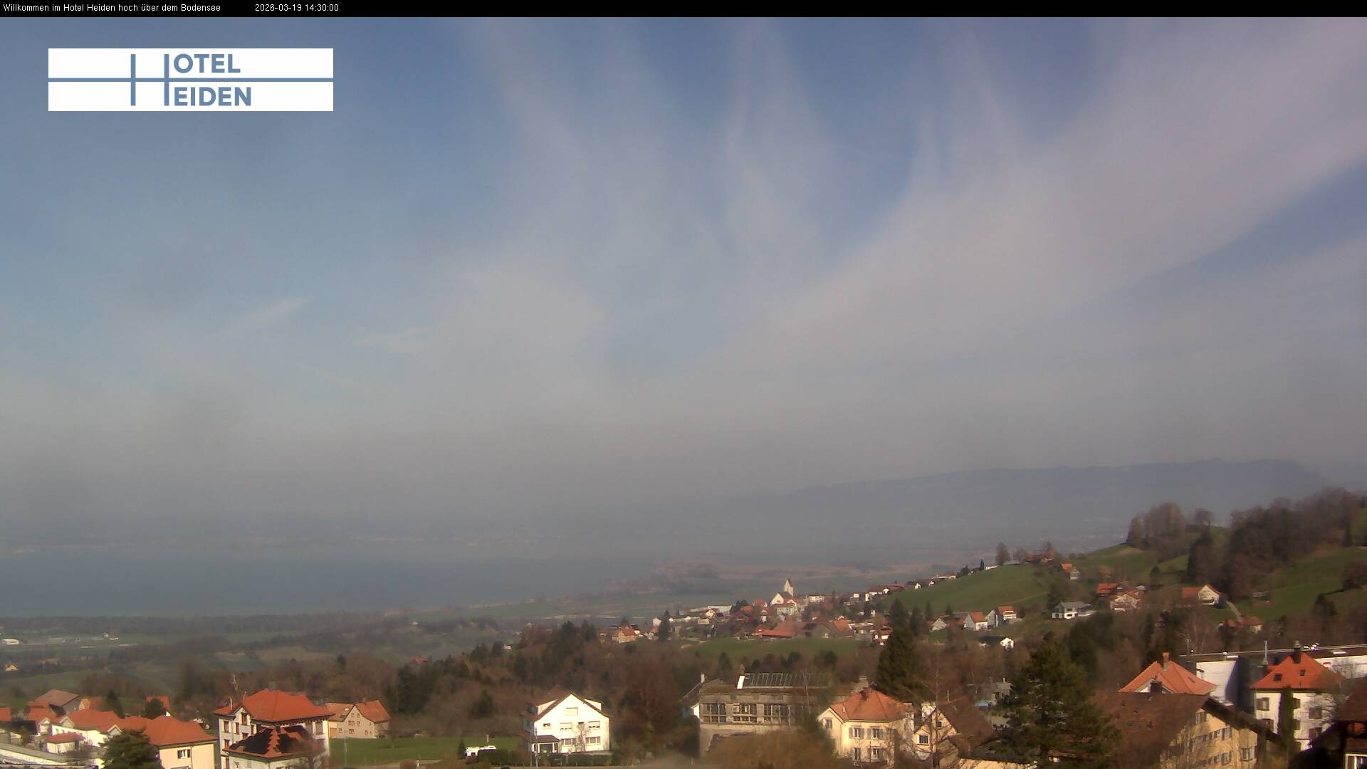 Archiv Foto Webcam Heiden - Blick über den Bodensee