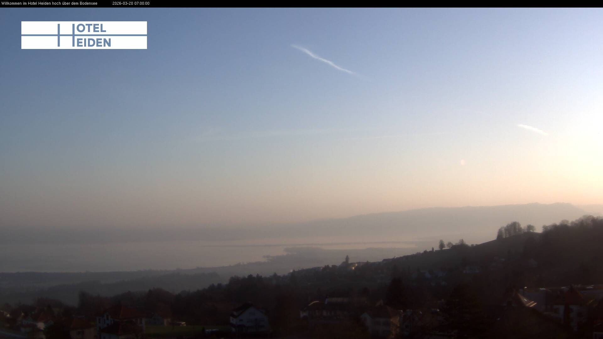 Archiv Foto Webcam Heiden - Blick über den Bodensee