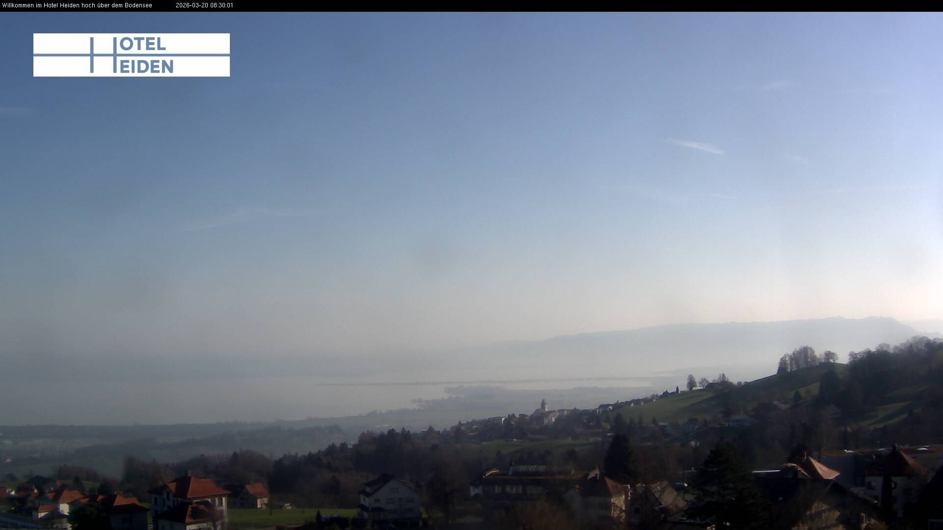 Archiv Foto Webcam Heiden - Blick über den Bodensee