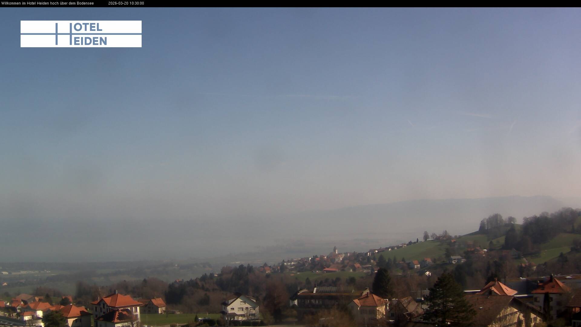 Archiv Foto Webcam Heiden - Blick über den Bodensee