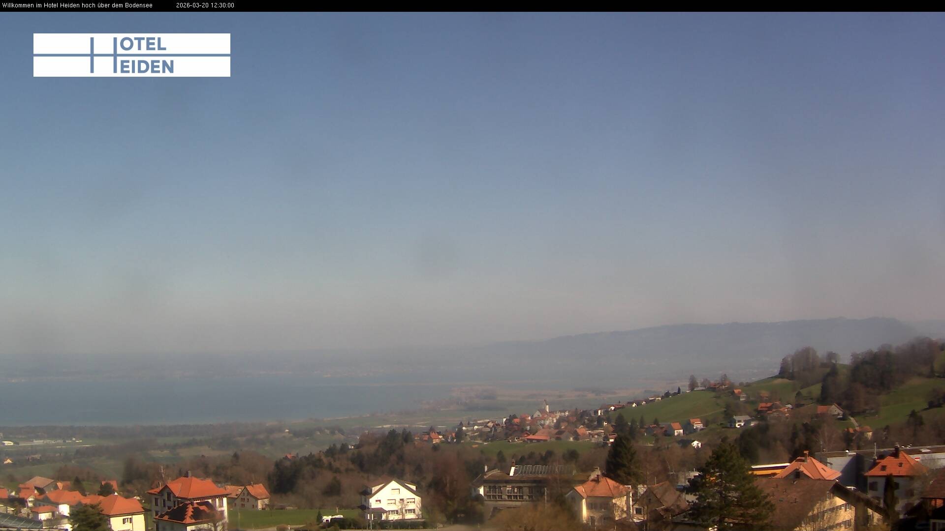 Archiv Foto Webcam Heiden - Blick über den Bodensee